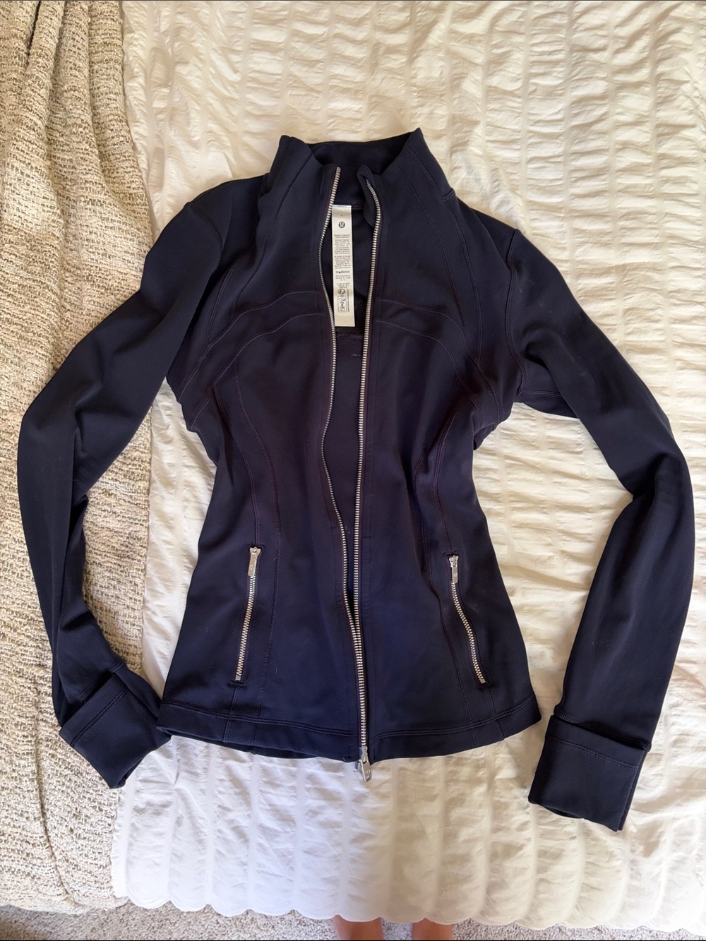 Lululemon Define Jacket Navy & Silver